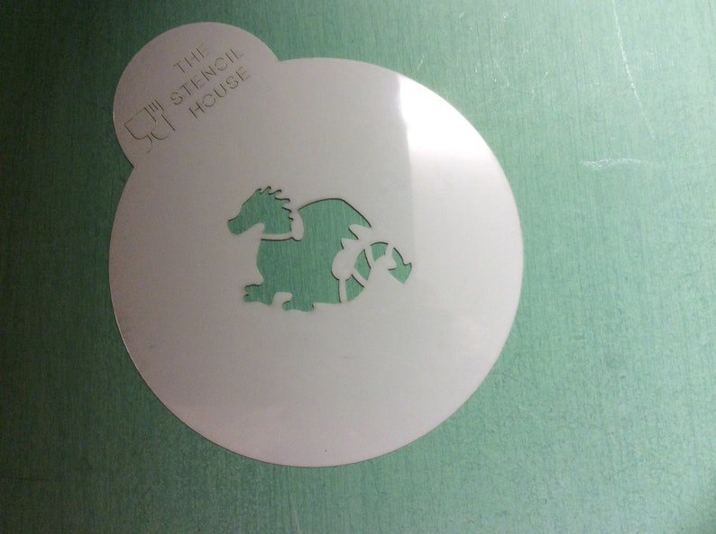 Baby Dragon Cupcake Stencil. - Etsy