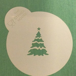 Weihnachtsbaum Cookie Schablone.