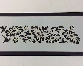 Gerbera Cake Side Stencil