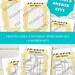 FRIENDS Word Search Prints set of 6 Digital Download Game Printable ...