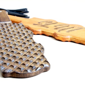 23 Long - Wide Wooden Spanking Paddle – Master Control's Woodshop & Toys
