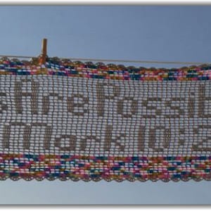 Christian Prayer Shawl Filet Crochet Pattern (Digital PDF Download)