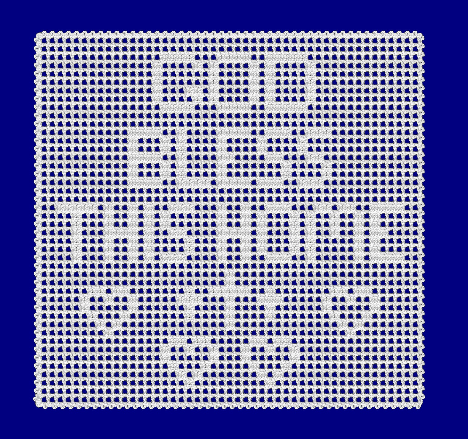 God Bless This Home Filet Crochet Pattern
