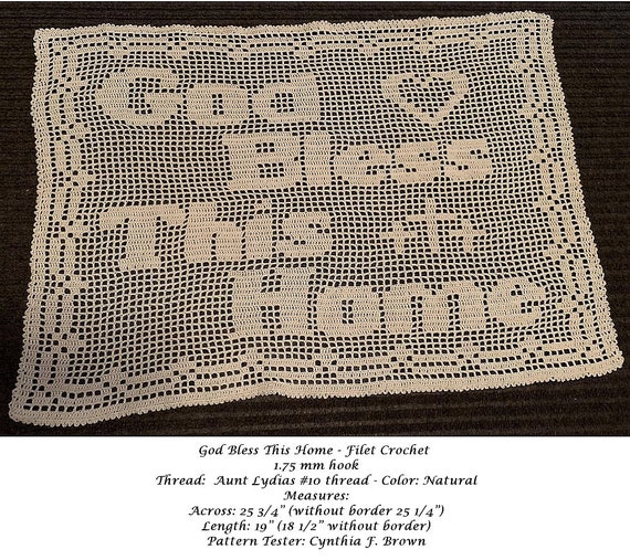 Free Filet Crochet Patterns Religious