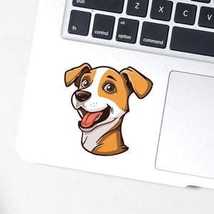 Beagle Hund Aufkleber x2 - Hunde Aufkleber für Auto - Beagle Geschenke - Laptop Aufkleber - Telefon Aufkleber - abziehen und aufkleben - kratzfest