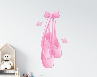 Ballerina Wall Sticker - Ballerina Gift - Dance Wall Art - Ballet Stickers