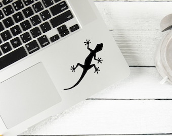 SET DE 2 PEGATINAS DE LAGARTO - Regalos de lagarto - The Vinyl Creations - Pegatinas de reptiles - Calcomanías de reptiles - Lagartos -