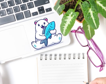 Polar Bear Sticker - Polar Bear Gifts - Arctic Animals - TheVinylCreations -