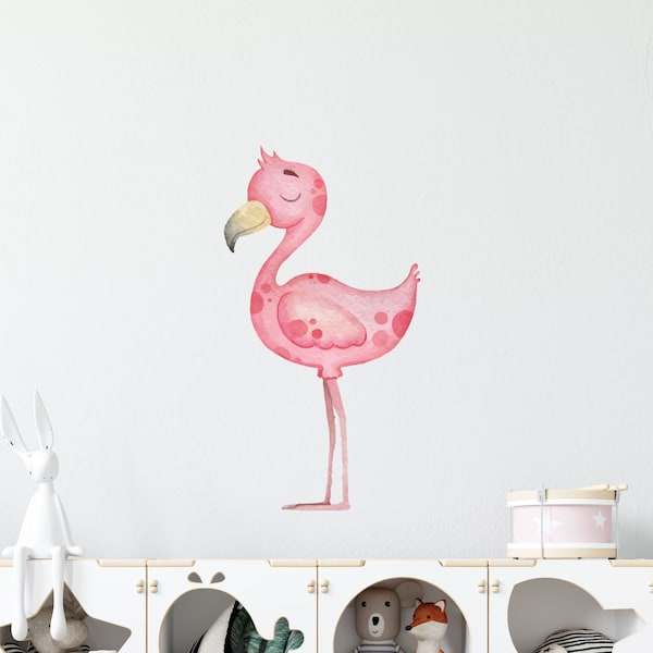 Flamingo Wall Decals Etsy
