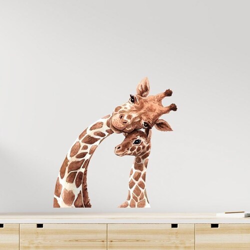 Giraffe Wall Decal for Nursery Cute Nursery Decor Safari Etsy UK