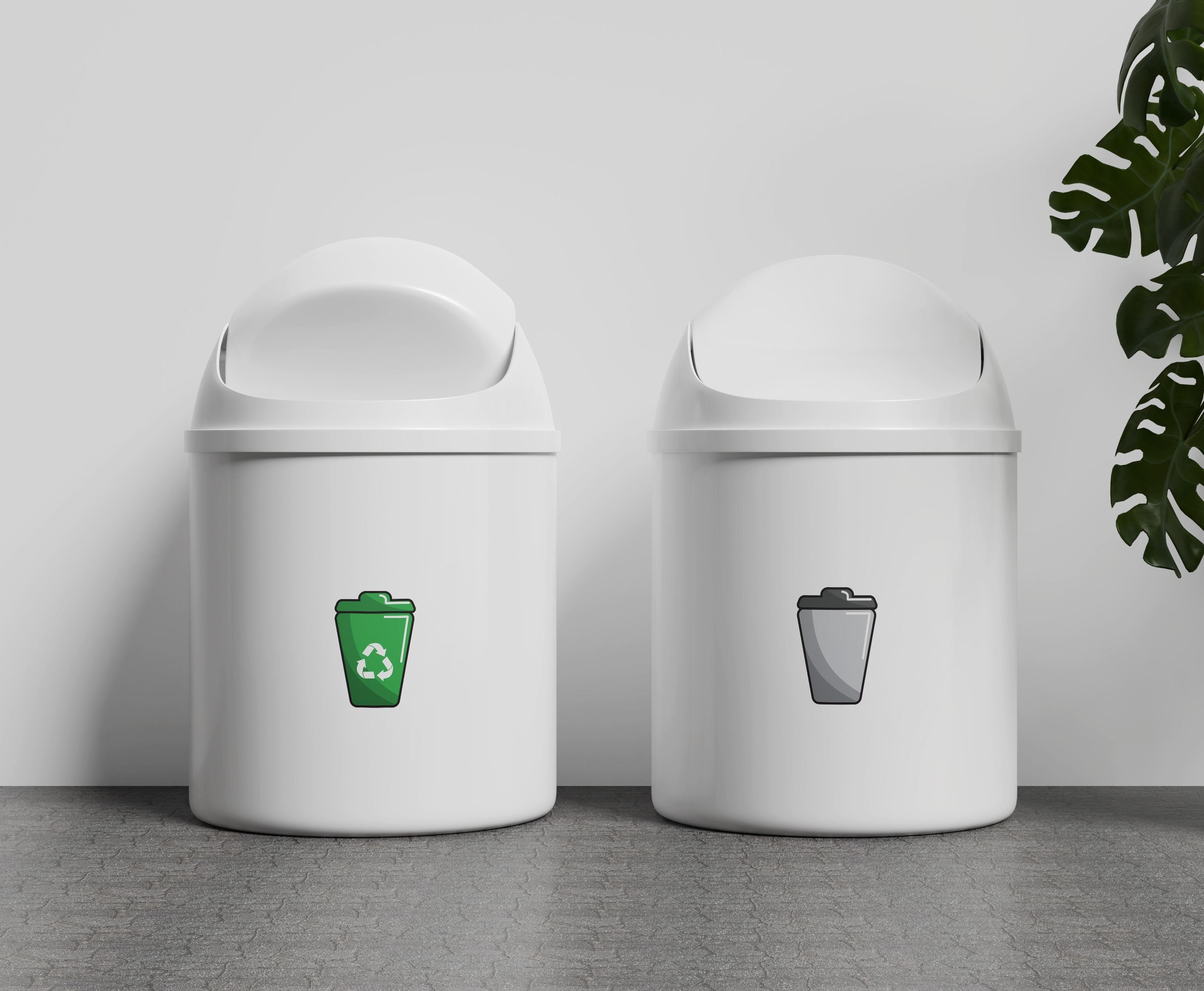 Sticker For Dustbin Recycling Bin Labels X2 - Recycle Stickers - Bin Stickers - Dustbin ...