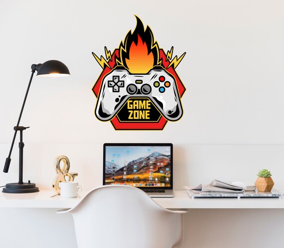 Gaming Dekoration Personalisiertes Wandaufkleber-Set ‚Gaming Zone
