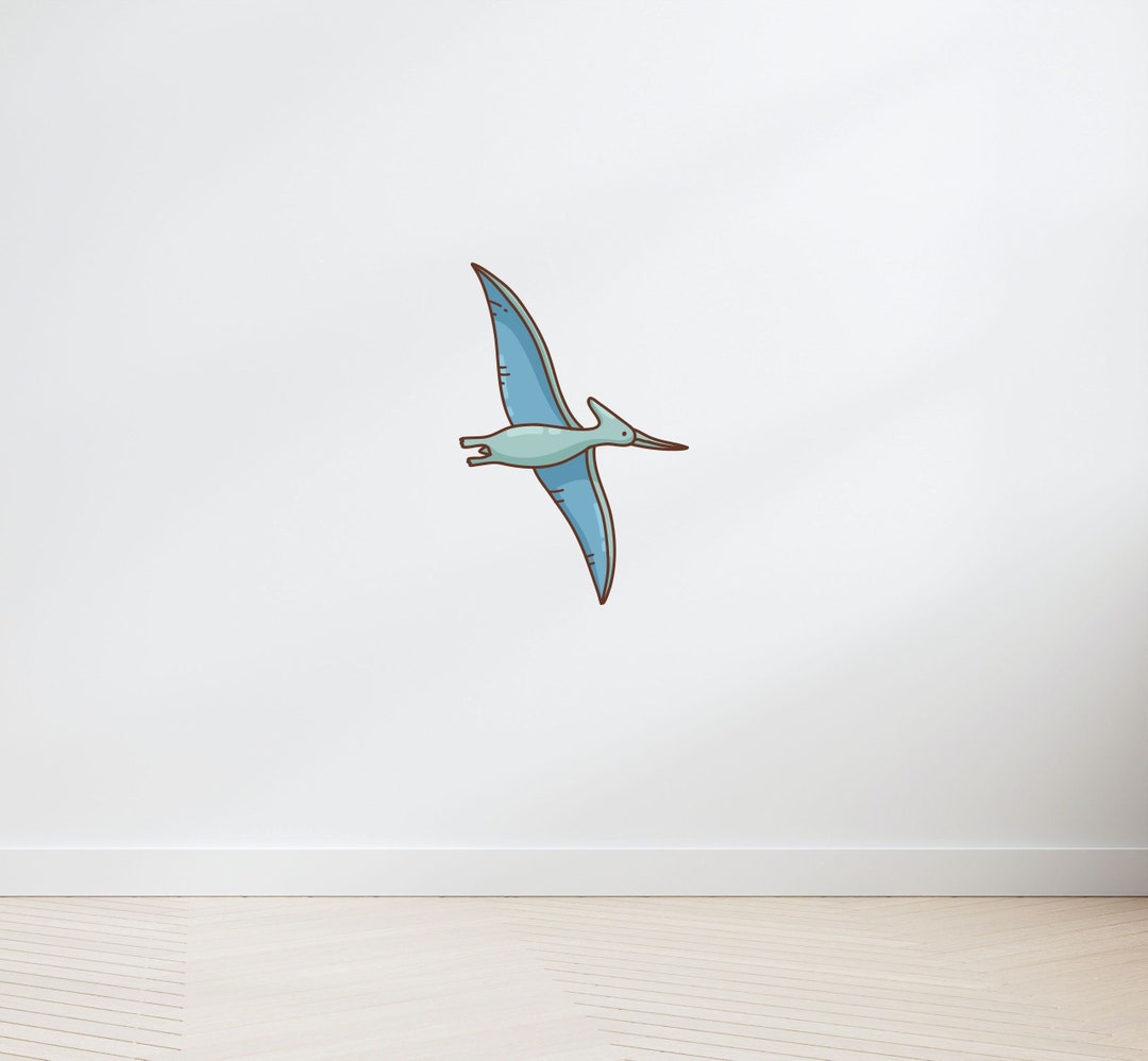 Pterodactyl Wall Sticker , Boys Bedroom Decal , Dinosaur Theme Nursery ...