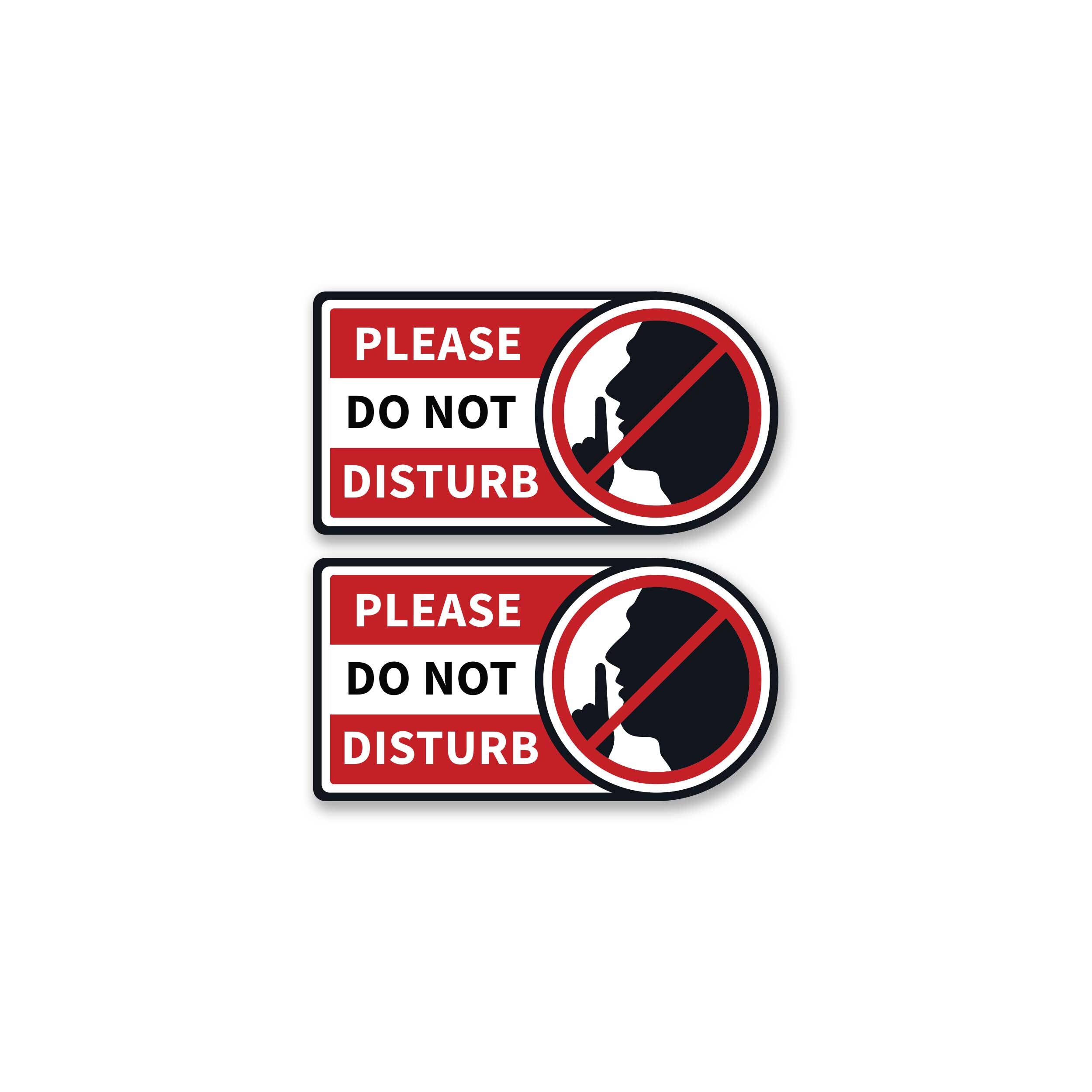 Please Do Not Disturb Sticker x2, Meeting Room Sign, Do Not Disturb Sign, Working From Home, Home Office Decor - TheVinylCreations