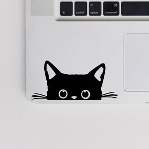2x Peeking Cat Vinyl Decal - original Cat Sticker - Kitten Decal - Laptop Vinyl Transfer - Car Sticker - Cat Decals - Cat Lover