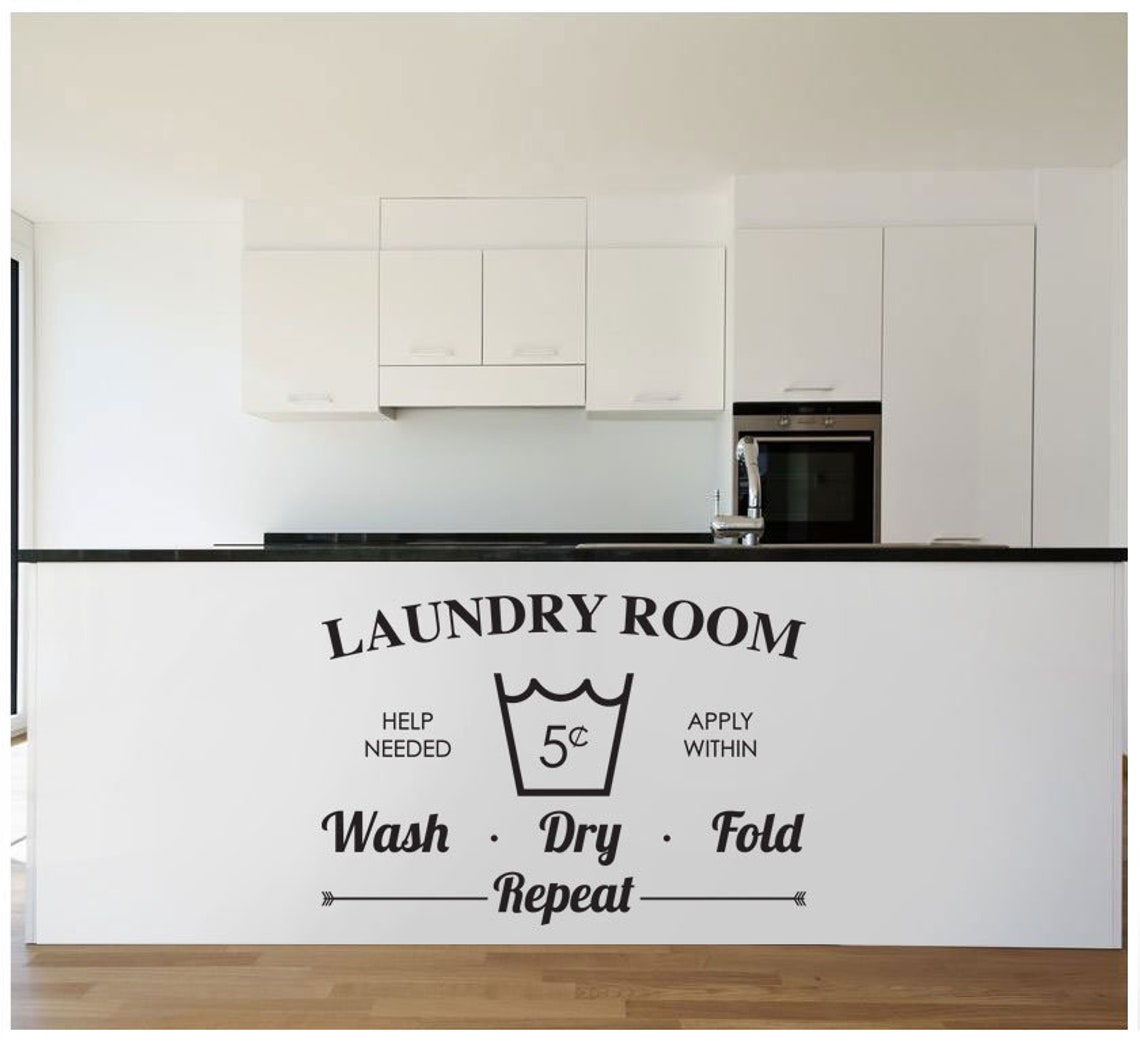 Laundry Room Door Decal the Vinyl Creations Laundry Room Etsy