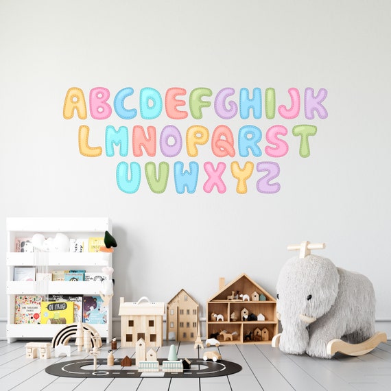 Letter decals for wall deals