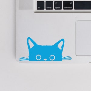 2x Peeking Cat Vinyl Decal original from 2018 Cat Sticker Kitten Decal Laptop Vinyl Transfer Car Sticker Cat Decals Cat Lover image 3