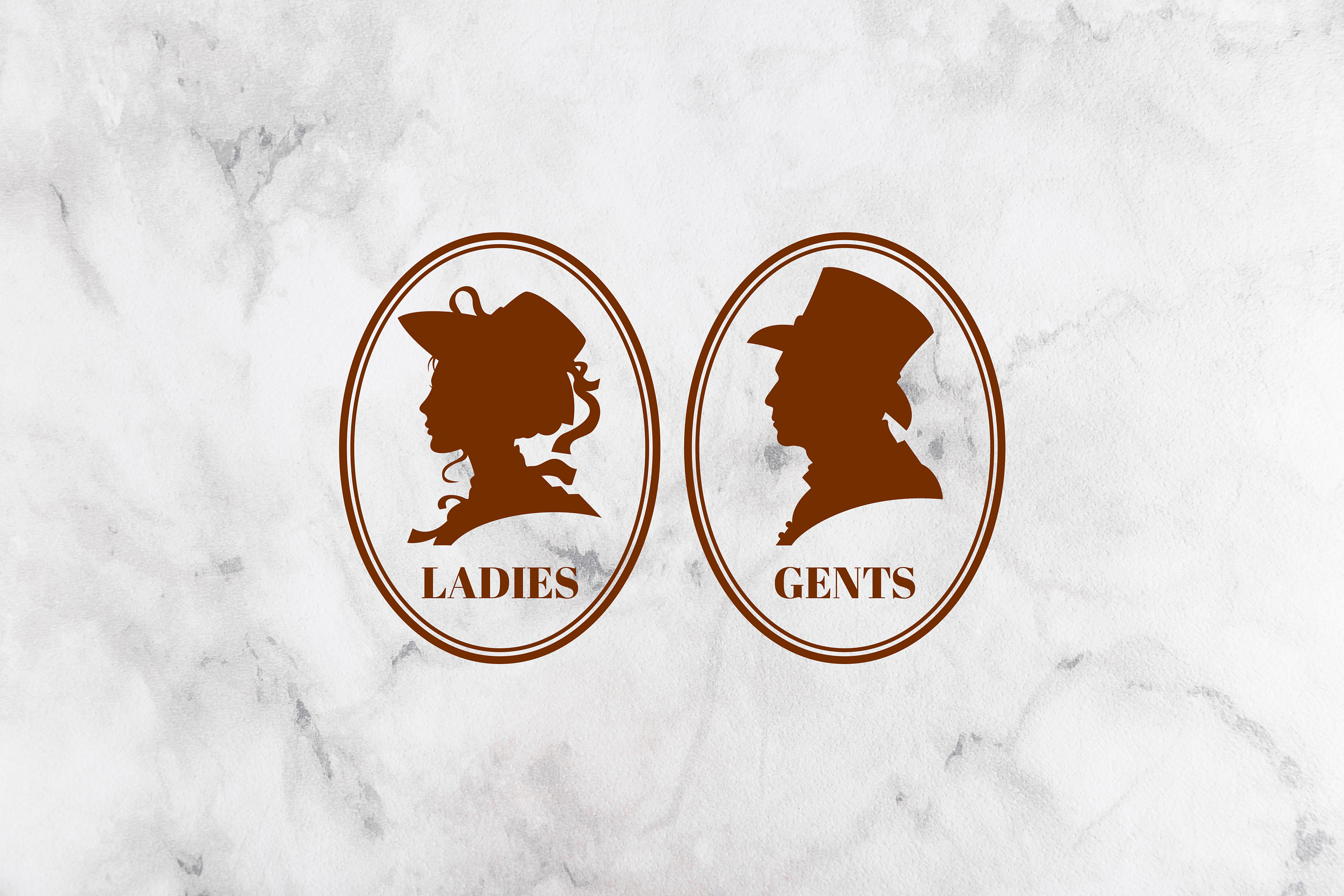 Super rare❗️2vintage l toilet signs Vintage Toilet Sign - Lavatory Sign Decal - Retro Toilet Art