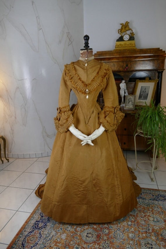 1869 Afternoon Dress Antique Dress 