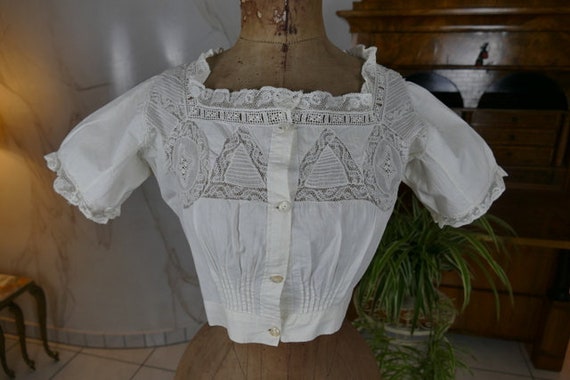 1904 Corset Cover, antique corset, antikes Korsett