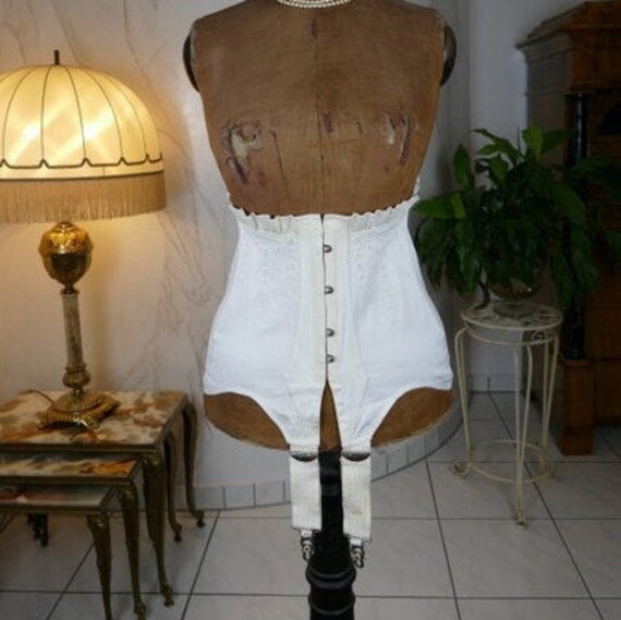 1915 Antique Corset, antikes Corset, Edwardian Cor