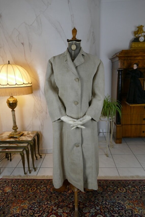 1908 Duster Motor Coat, antique duster, antique co