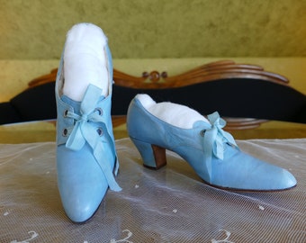 1905 Society Pumps, antique shoes, Edwardian Shoes, antike Schuhe, antique Pumps