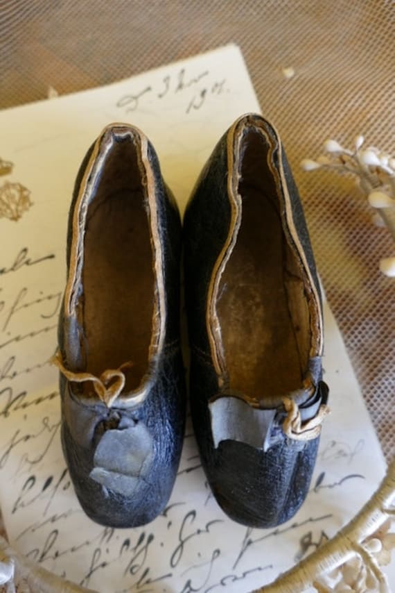 1826 Biedermeier shoes, romantic period shoes, ch… - image 2