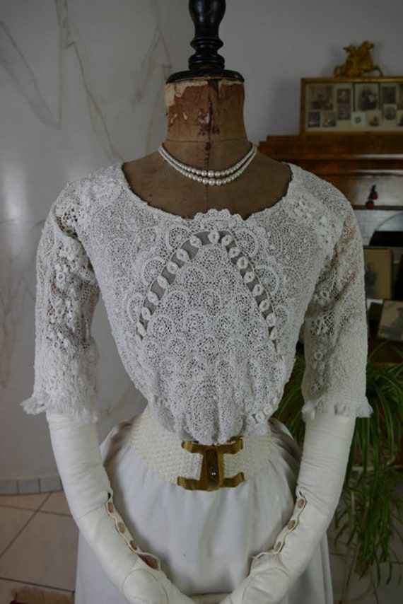 1910 Blouse, antique Blouse, Edwardian Blouse, Cro