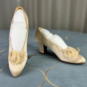Wedding Shoes, ca. 1912, Titanic Era shoes, antique shoes, antique pumps, Edardian shoes, antike Schuhe, Hochzeitsschuhe
