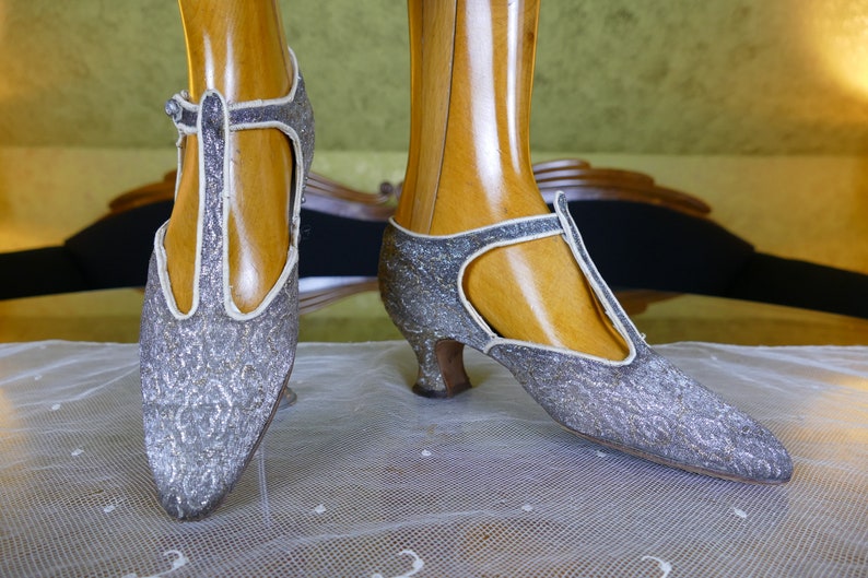 cream evening shoes