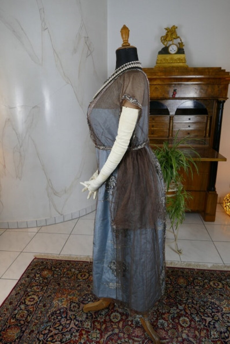 1915 Evening Dress Antique Dress Antique Gown Edwardian | Etsy