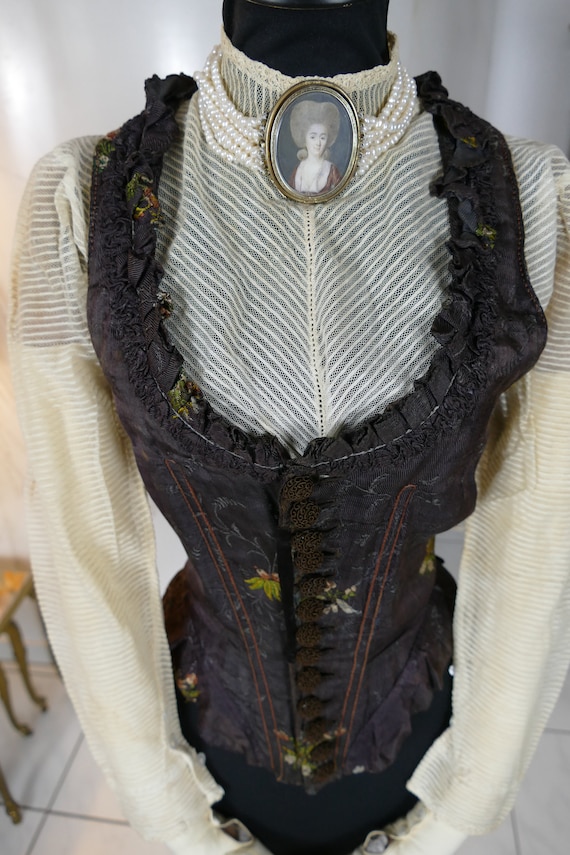 1795-1800 Stays, antique jumps, antique Waistcoat… - image 8