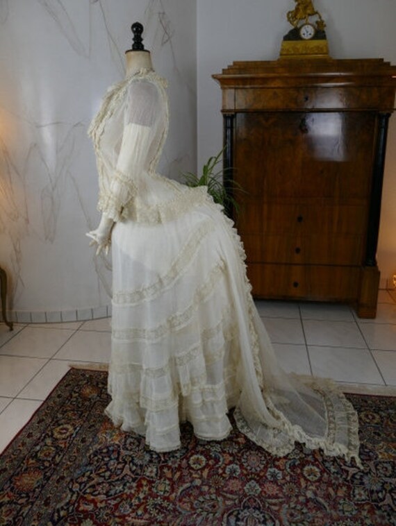 1880 Bustle Dress Underwear Set, antique bustle dr