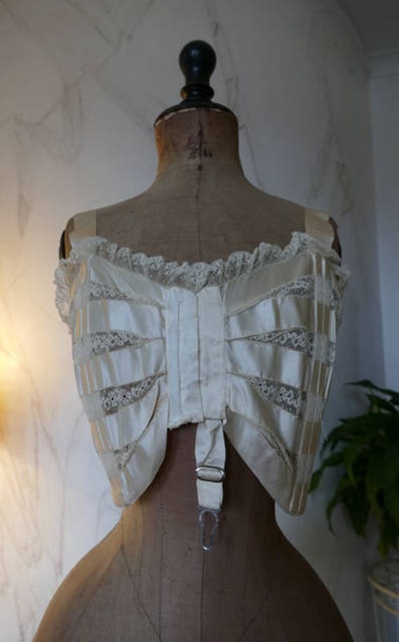 1908 GRACE HILL Bust Bodice, antique Corset, antiq