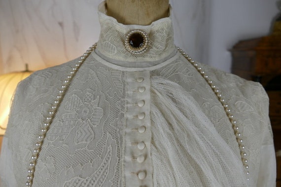 1910 JAQUES DOUCET Blouse, Paris, antique blouse,