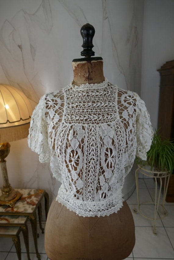 1916 Blouse, antique blouse, antike Bluse, antique
