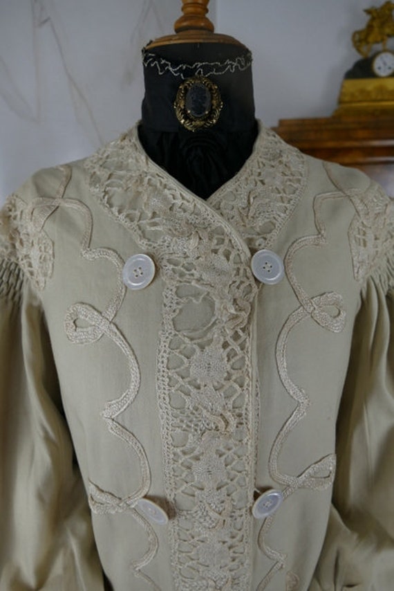 1904 Wool Coat, America, antique coat, Edwardian C