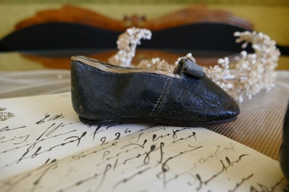 1826 Biedermeier shoes, romantic period shoes, ch… - image 8