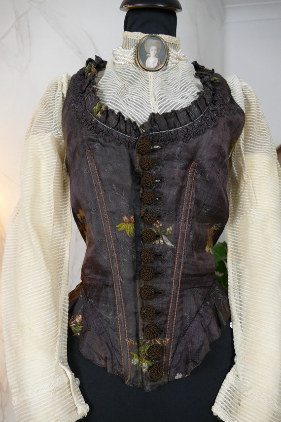 1795-1800 Stays, antique jumps, antique Waistcoat… - image 7