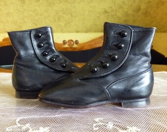 Children’s Button Boots, Antique Shoes, Antique Boots, Berlin, ca. 1910