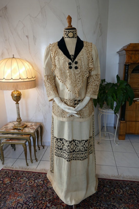 1906 Elegant Walking Ensemble, antique dress, ant… - image 8
