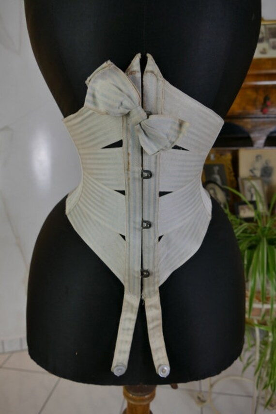 1895 Summer Corset, antique corset, Victorian cors