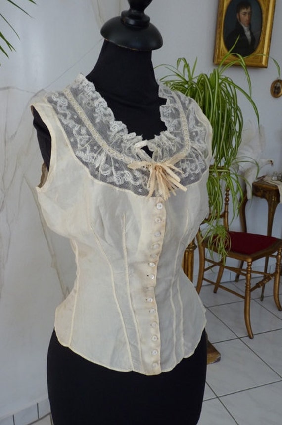 1880 Wedding Camisole, antique Camisole, Victorian