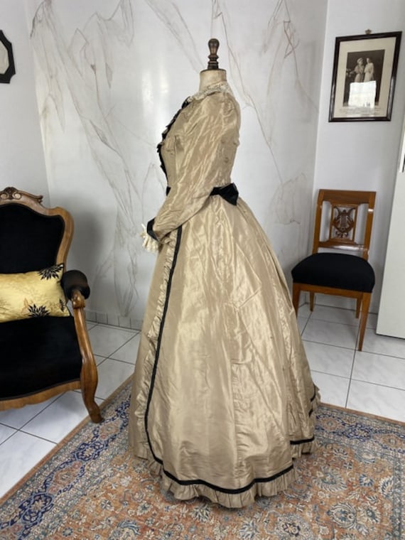 1890 Afternoon Dress,  antique dress, antique gow… - image 6