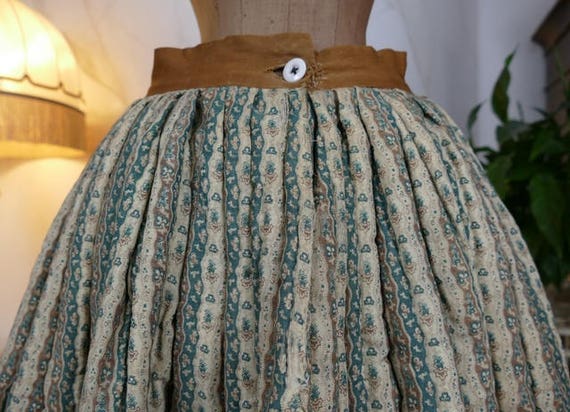 1830 Biedermeier Petticoat, antique Petticoat, ant