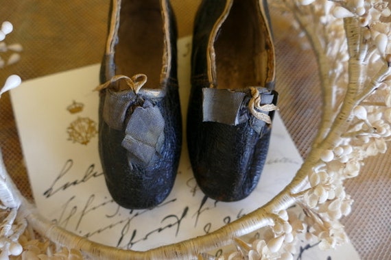 1826 Biedermeier shoes, romantic period shoes, ch… - image 4