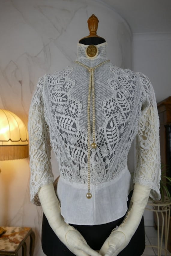 1904 Blouse, antique Blouse, Edwardian Blouse, Cro