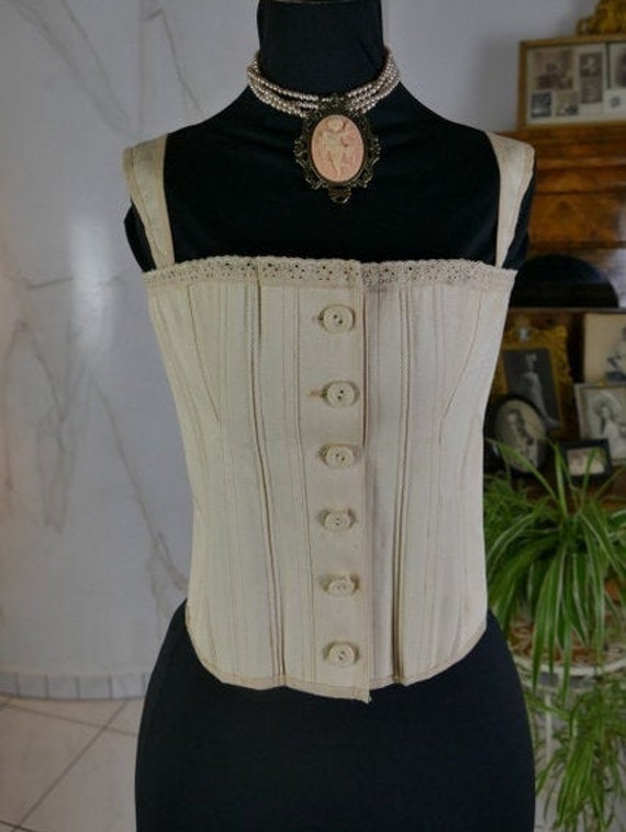 1905 Teenager Corset, antique corset, Edwardian Co